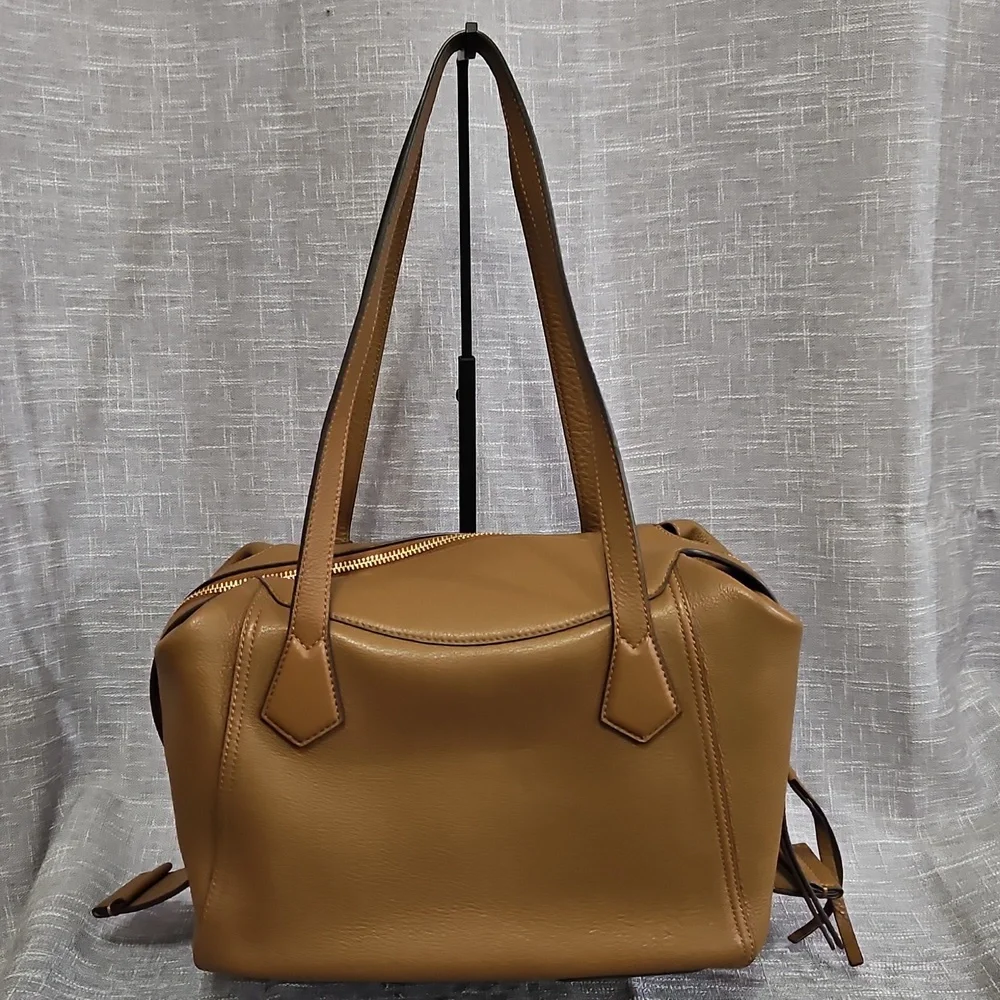 Tory Burch Brown Leather Tote Bag